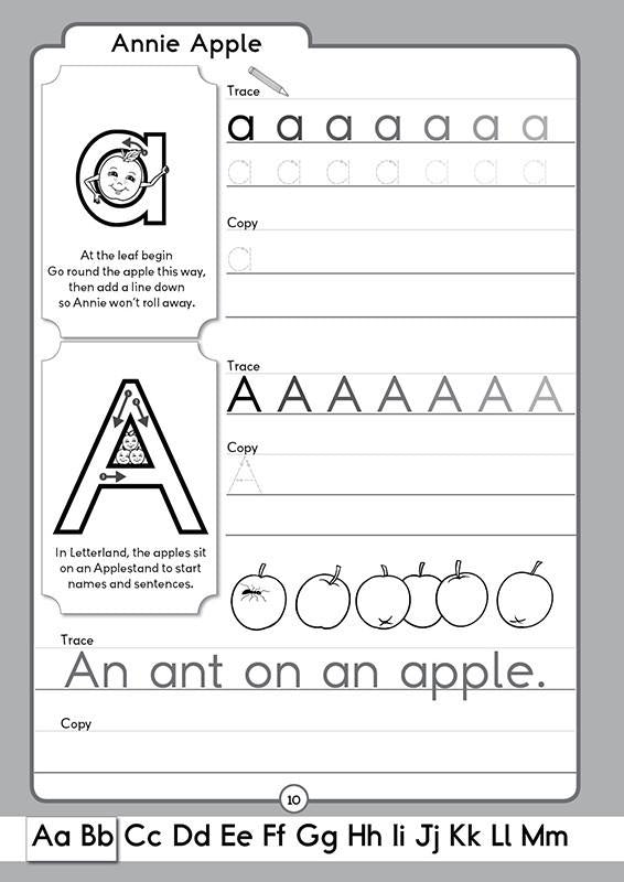 Complete Handwriting Practice – Letterland Australia (Edsource)