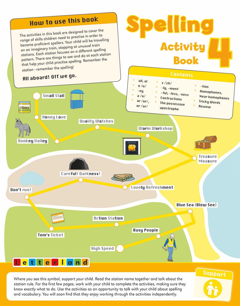 Spelling Activity Book 4 – Letterland Australia (Edsource)