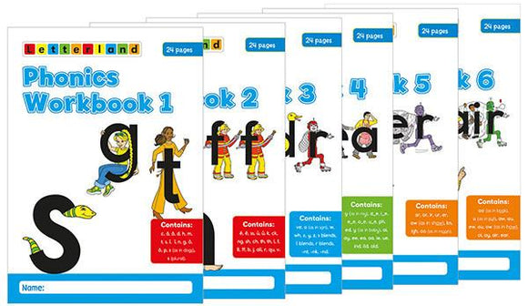 Phonics Workbooks (1-6)